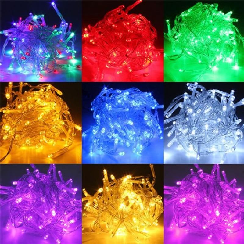 5m Με Μπαταρία Led Funky On Φωτιστικό Που Αναβοσβήνει Fairy String Lights Party Festival Διακόσμηση Σπιτιού