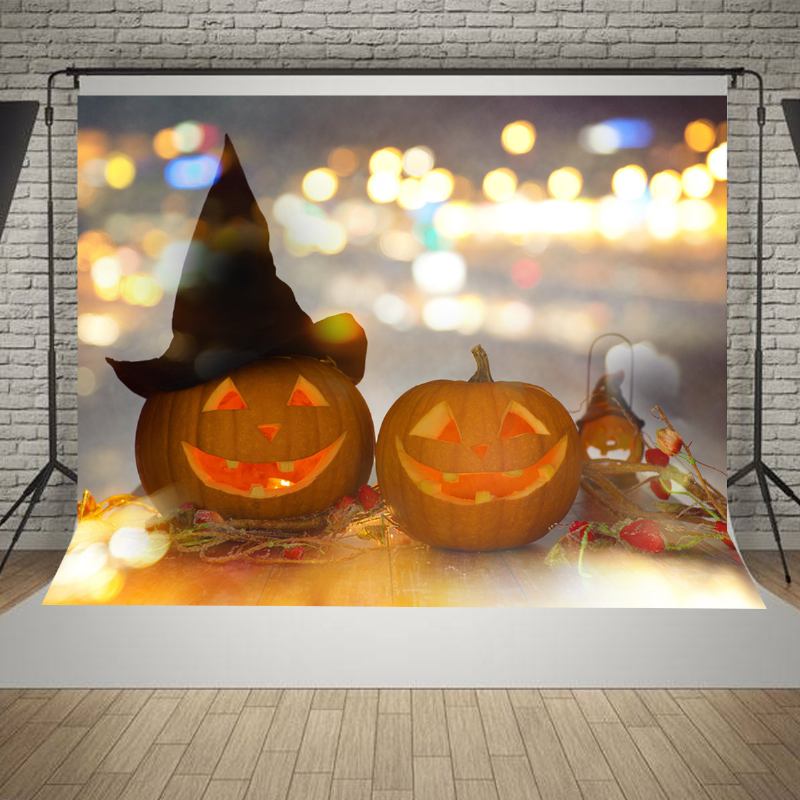 5x7ft Vinyl Halloween Night Photography Backdrop Photo Studio Διακόσμηση Σπιτιού