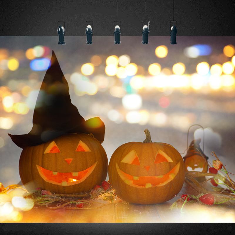 5x7ft Vinyl Halloween Night Photography Backdrop Photo Studio Διακόσμηση Σπιτιού