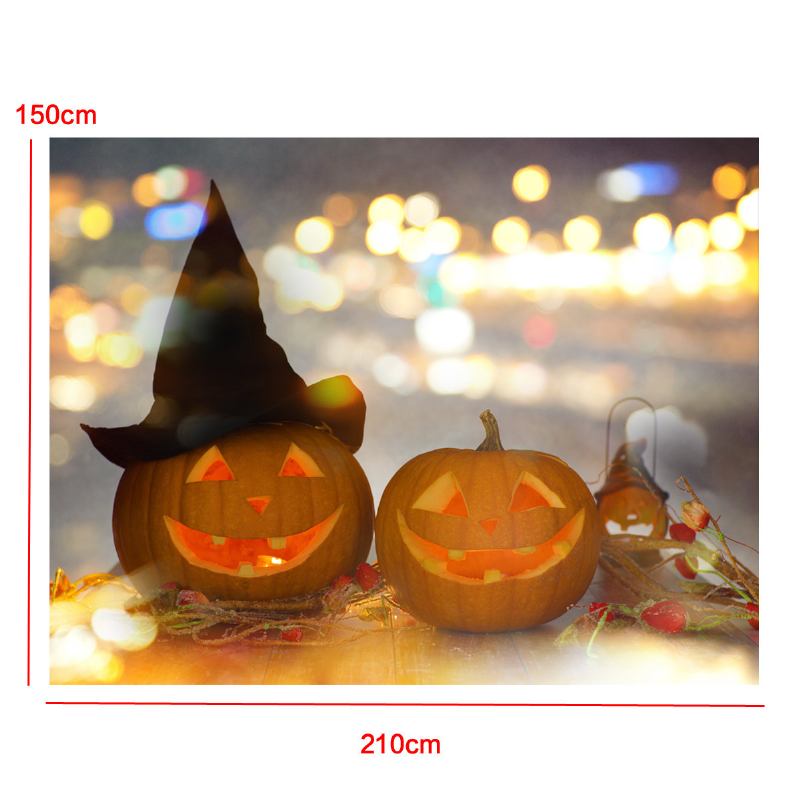 5x7ft Vinyl Halloween Night Photography Backdrop Photo Studio Διακόσμηση Σπιτιού