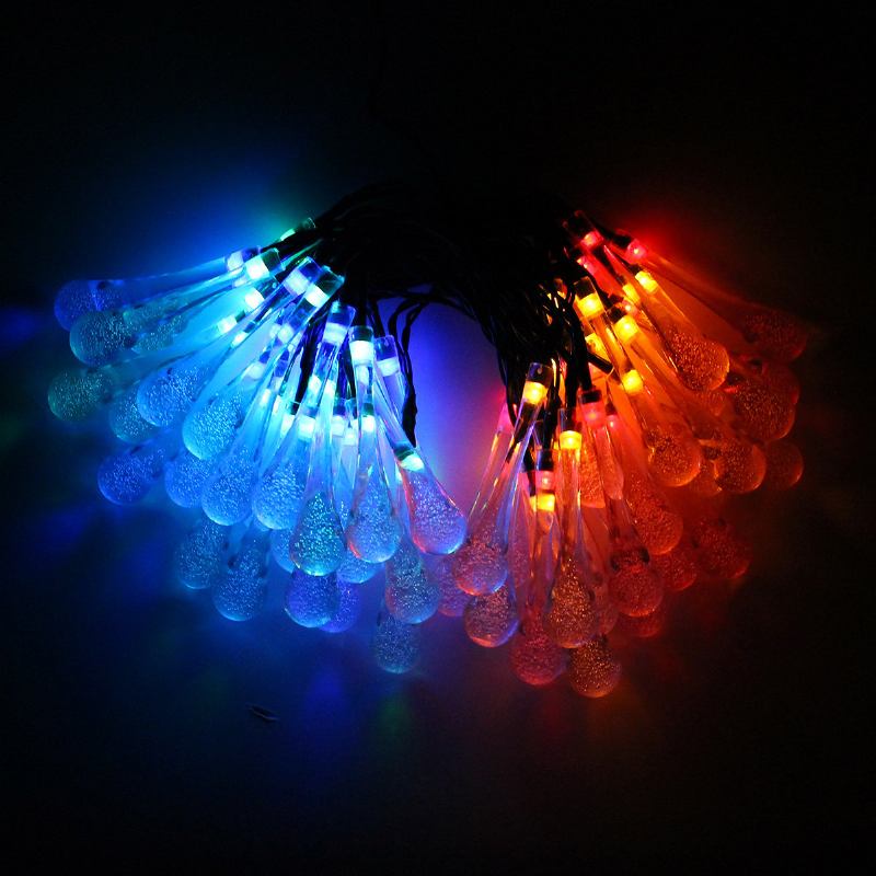 7m 50 Led Μπαταρία Bubble Ball Fairy String Lights Garden Party Χριστουγεννιάτικη Διακόσμηση Σπιτιού