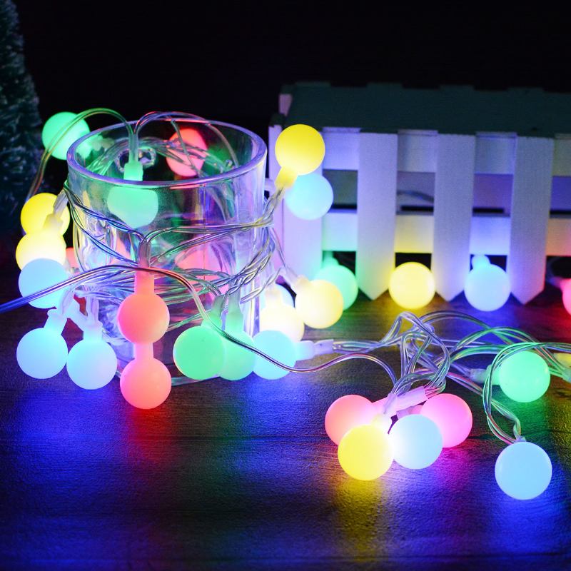 Arilux® Battery Powered 6m 40leds Globe Ball Fairy String Lights Για Χριστουγεννιάτικη Διακόσμηση Βεράντας