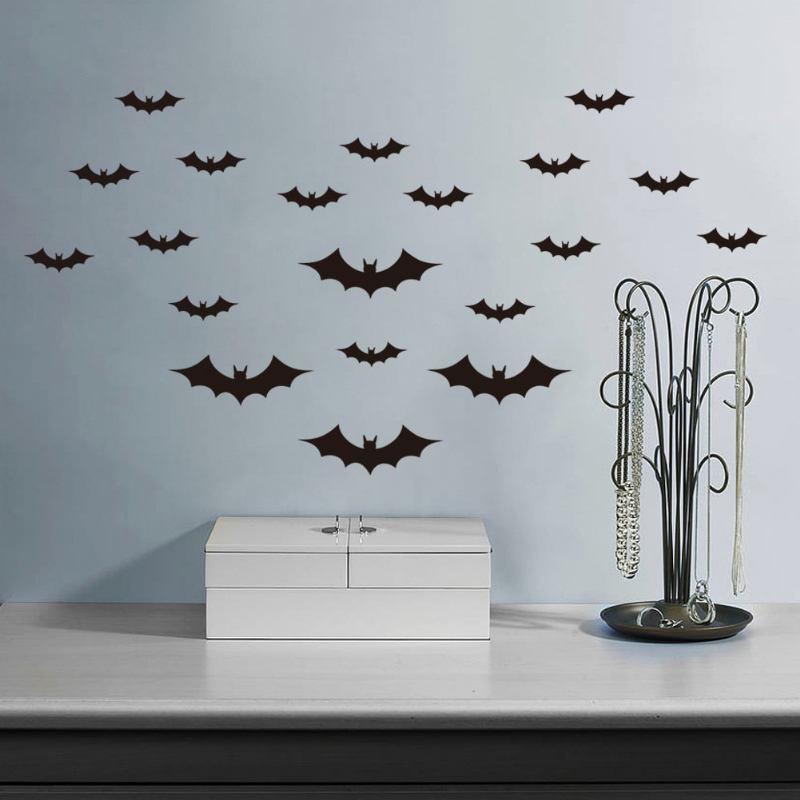 Αυτοκόλλητο Τοίχου Με Νυχτερίδα Pvc Για Halloween Diy Decal Διακόσμηση Σπιτιού Ταπετσαρία Βρεφικού Δωματίου Για Παιδικό Δωμάτιο