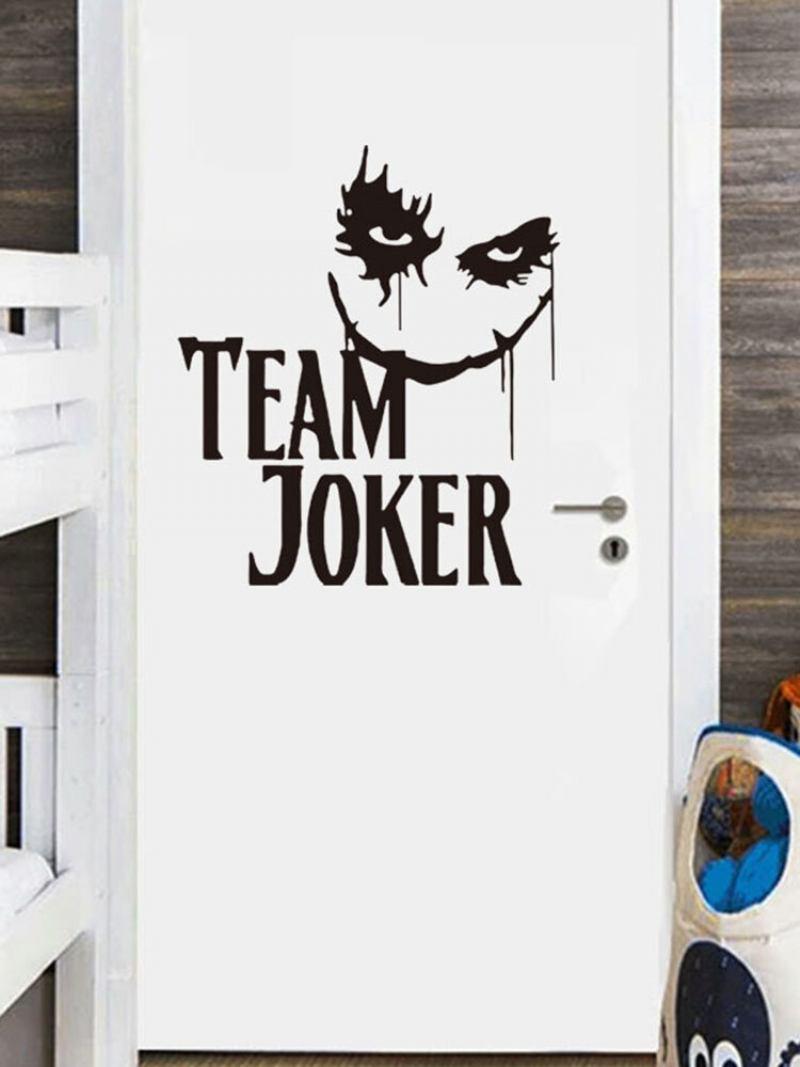 Αυτοκόλλητο Τοίχου Miico Team Joker Halloween Διακόσμηση Αποκριών Δωματίου