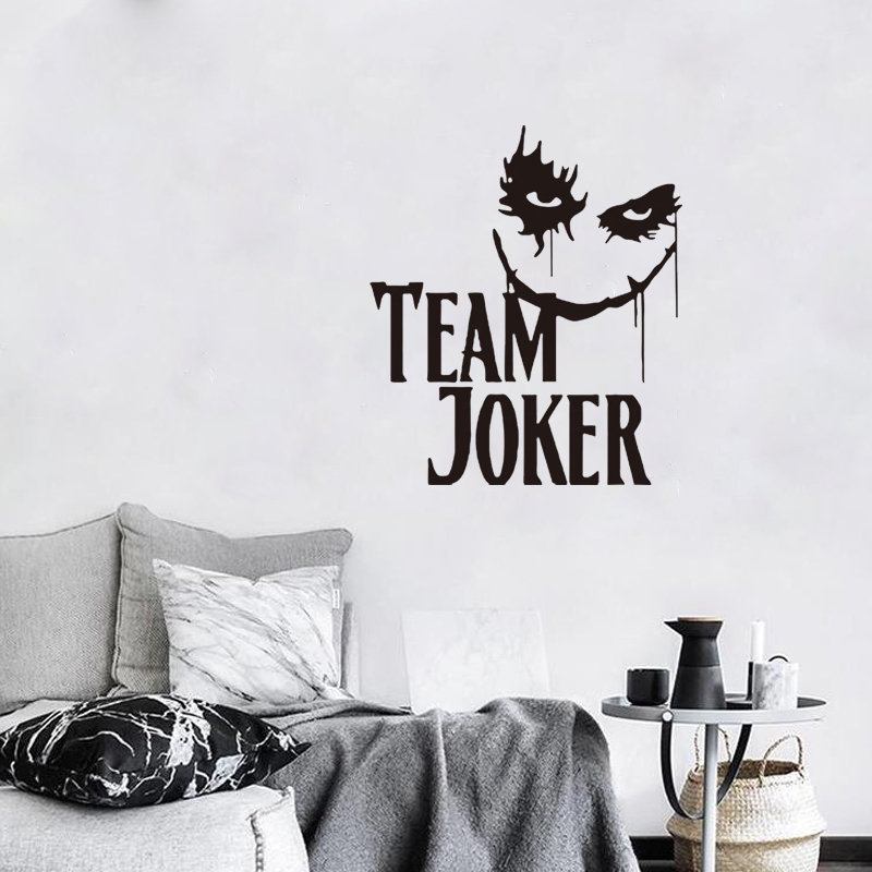 Αυτοκόλλητο Τοίχου Miico Team Joker Halloween Διακόσμηση Αποκριών Δωματίου