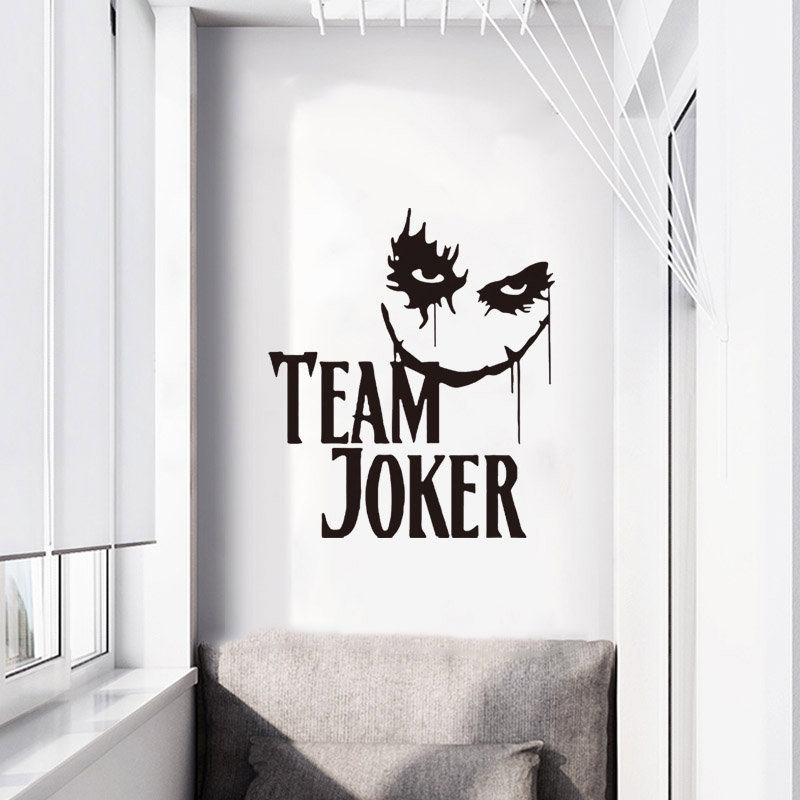 Αυτοκόλλητο Τοίχου Miico Team Joker Halloween Διακόσμηση Αποκριών Δωματίου