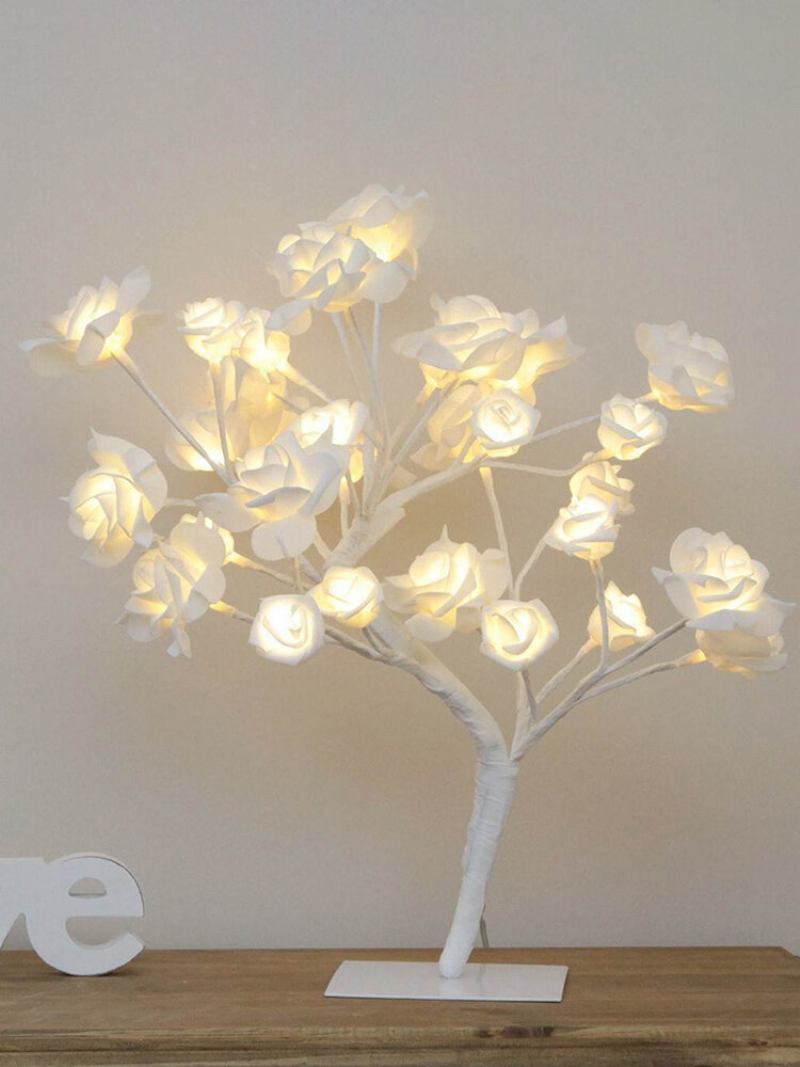 Cherry Blossom Tree Lamp Επιτραπέζιο Φωτιστικό Led Τεχνητή Διακόσμηση Φωτισμένο Δέντρο Για Γραφείο Γάμου Για Πάρτι Κρεβατοκάμαρας