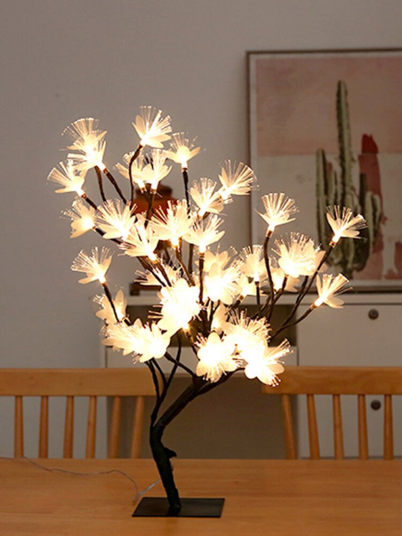 Cherry Blossom Tree Lamp Επιτραπέζιο Φωτιστικό Led Τεχνητή Διακόσμηση Φωτισμένο Δέντρο Για Γραφείο Γάμου Για Πάρτι Κρεβατοκάμαρας