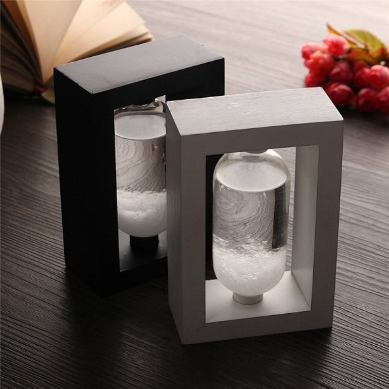 Creative Water Drop Shape Storm Glass Με Μυθιστόρημα Πλαίσιο Διακόσμηση Σπιτιού