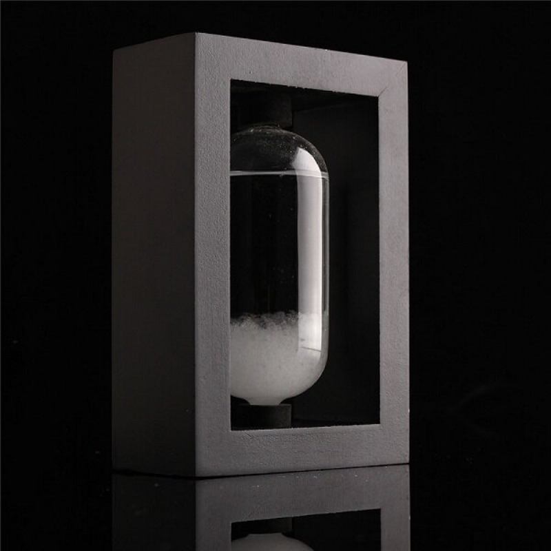 Creative Water Drop Shape Storm Glass Με Μυθιστόρημα Πλαίσιο Διακόσμηση Σπιτιού