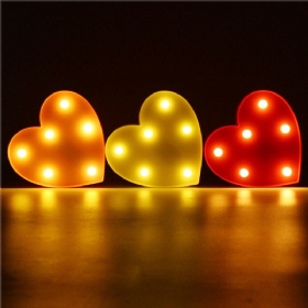 Cute Heart Light Night Led Φωτιστικό Τοίχου Battery Baby Παιδικό Υπνοδωμάτιο Διακόσμηση Σπιτιού