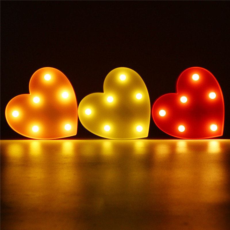 Cute Heart Light Night Led Φωτιστικό Τοίχου Battery Baby Παιδικό Υπνοδωμάτιο Διακόσμηση Σπιτιού