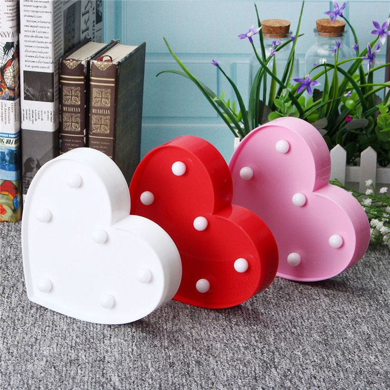 Cute Heart Light Night Led Φωτιστικό Τοίχου Battery Baby Παιδικό Υπνοδωμάτιο Διακόσμηση Σπιτιού