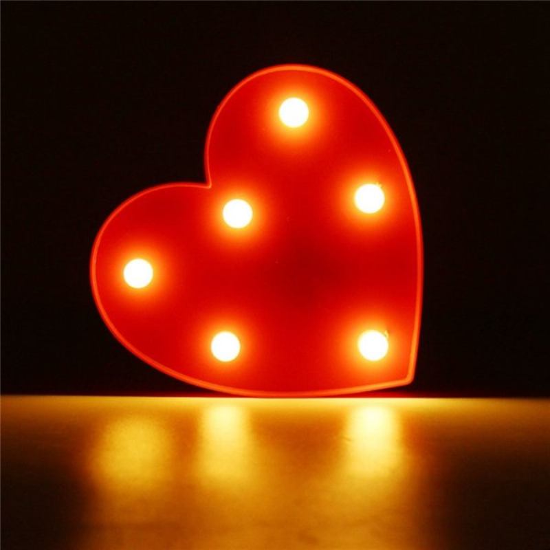 Cute Heart Light Night Led Φωτιστικό Τοίχου Battery Baby Παιδικό Υπνοδωμάτιο Διακόσμηση Σπιτιού