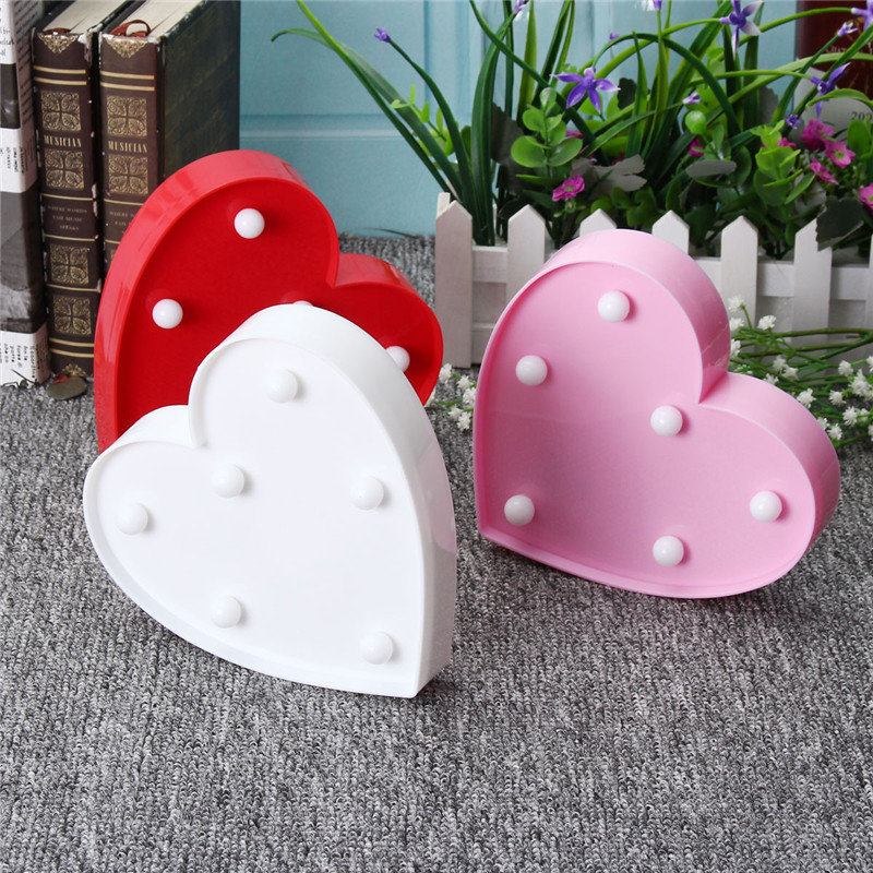 Cute Heart Light Night Led Φωτιστικό Τοίχου Battery Baby Παιδικό Υπνοδωμάτιο Διακόσμηση Σπιτιού