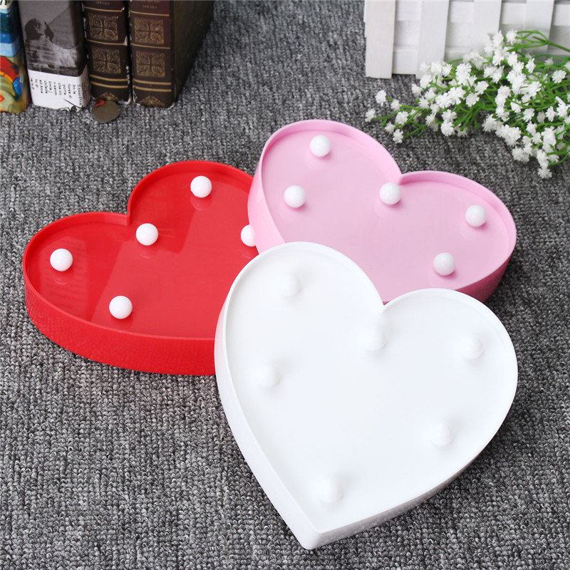 Cute Heart Light Night Led Φωτιστικό Τοίχου Battery Baby Παιδικό Υπνοδωμάτιο Διακόσμηση Σπιτιού