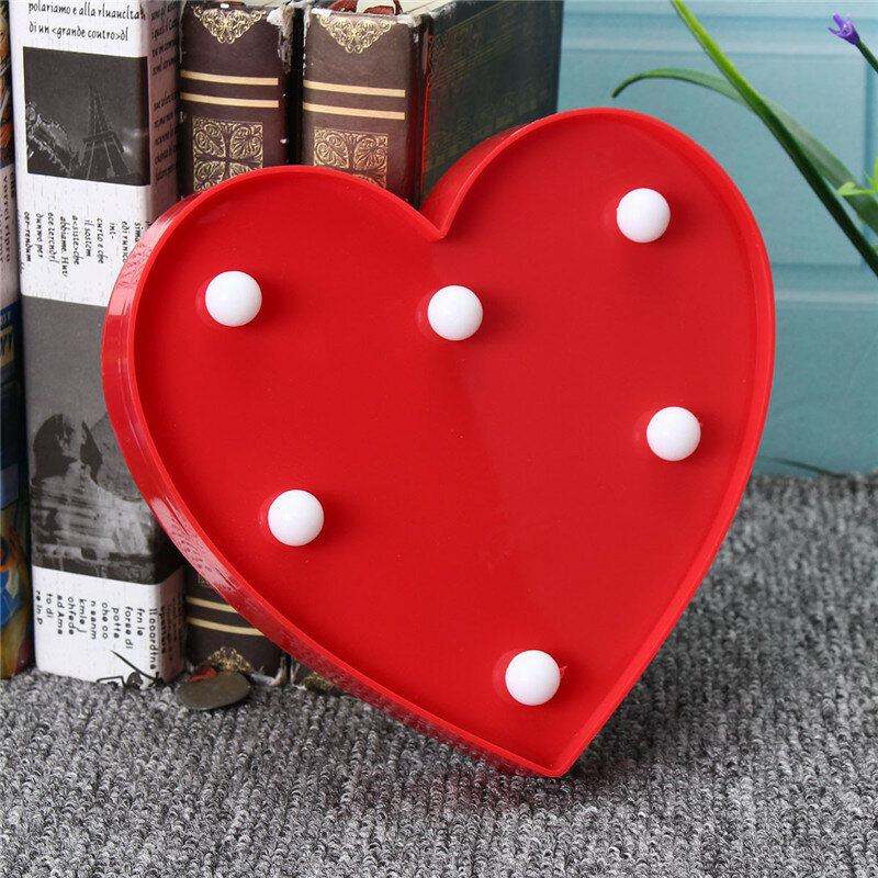 Cute Heart Light Night Led Φωτιστικό Τοίχου Battery Baby Παιδικό Υπνοδωμάτιο Διακόσμηση Σπιτιού