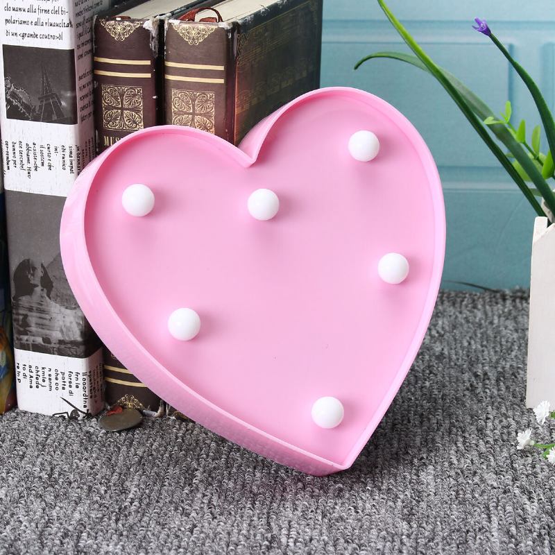 Cute Heart Light Night Led Φωτιστικό Τοίχου Battery Baby Παιδικό Υπνοδωμάτιο Διακόσμηση Σπιτιού