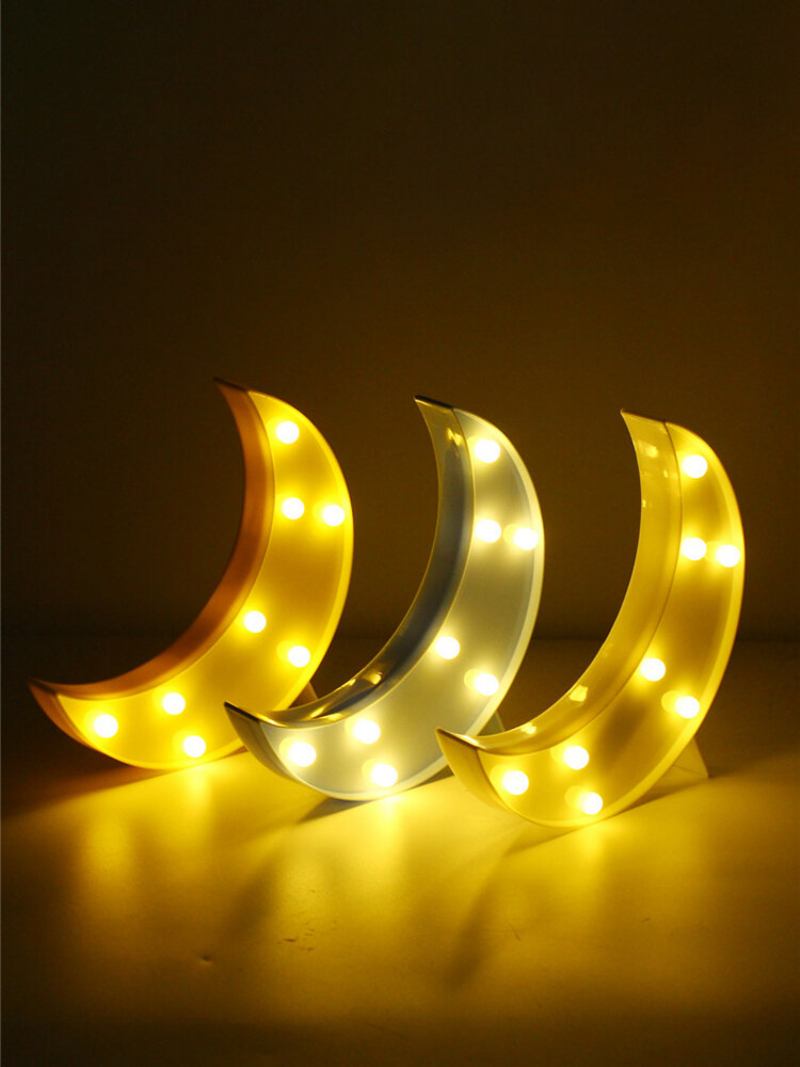 Cute Moon Light Night Led Φωτιστικό Τοίχου Μπαταρίας Παιδικό Υπνοδωμάτιο Διακόσμηση Σπιτιού