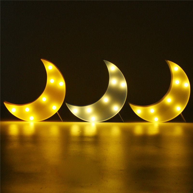 Cute Moon Light Night Led Φωτιστικό Τοίχου Μπαταρίας Παιδικό Υπνοδωμάτιο Διακόσμηση Σπιτιού