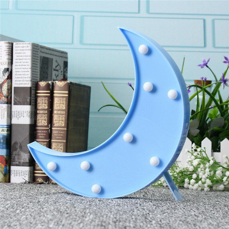 Cute Moon Light Night Led Φωτιστικό Τοίχου Μπαταρίας Παιδικό Υπνοδωμάτιο Διακόσμηση Σπιτιού