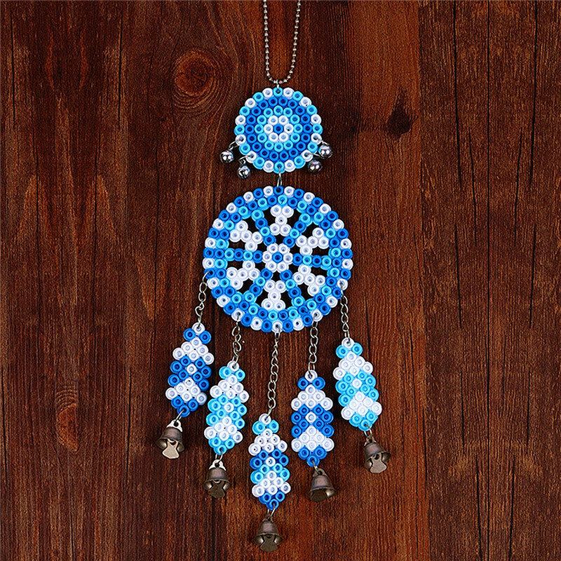 Diy Dream Catcher Windbell Kit Perler 5mm Fuse Beads Kid Craft Toy Decor