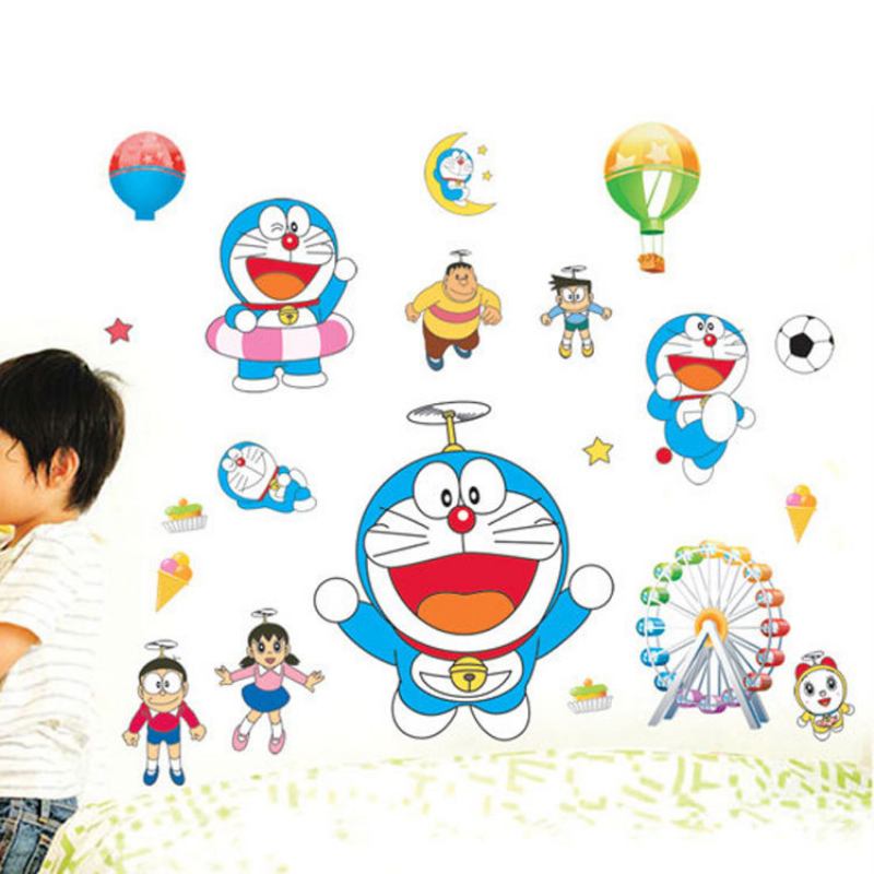 Doraemon Αδιάβροχα Αυτοκόλλητα Ιαπωνικά Anime Cartoon Για Παιδιά Roon Διακόσμηση