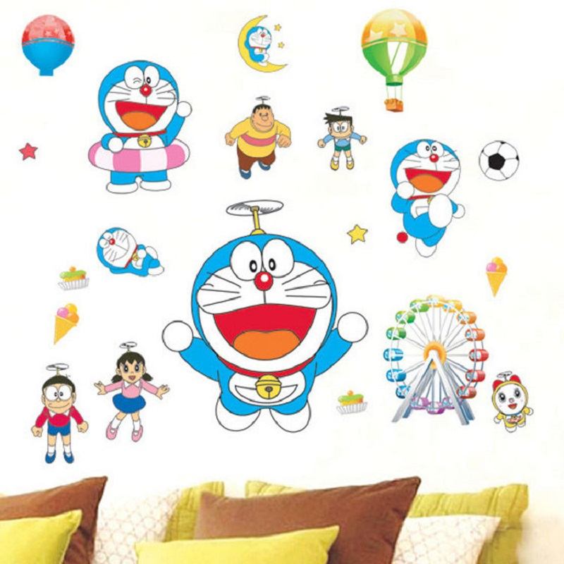 Doraemon Αδιάβροχα Αυτοκόλλητα Ιαπωνικά Anime Cartoon Για Παιδιά Roon Διακόσμηση