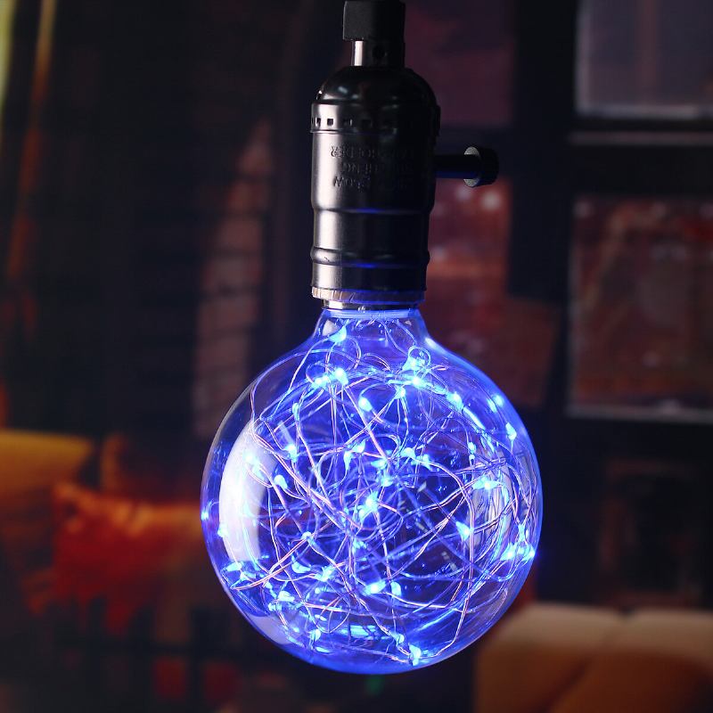 E27 Star 3w Edison Bulb Led Filament Retro Firework Βιομηχανικό Διακοσμητικό Φωτιστικό