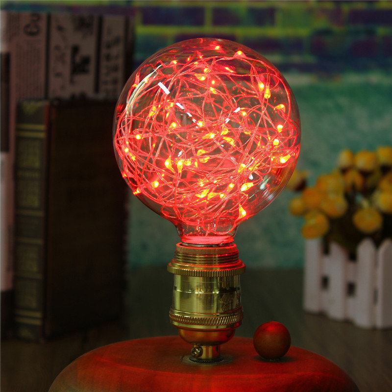 E27 Star 3w Edison Bulb Led Filament Retro Firework Βιομηχανικό Διακοσμητικό Φωτιστικό