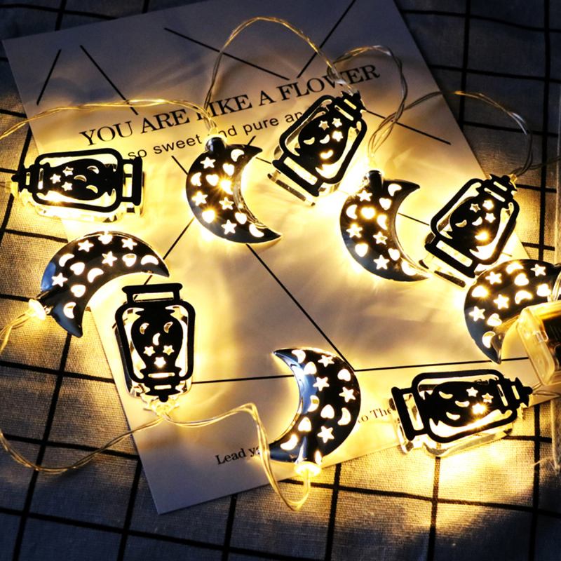 Eid Ramadan Mubarak Led Fairy String Lights Μουσουλμανικό Ισλαμικό Κόμμα Δώρο Διακόσμησης