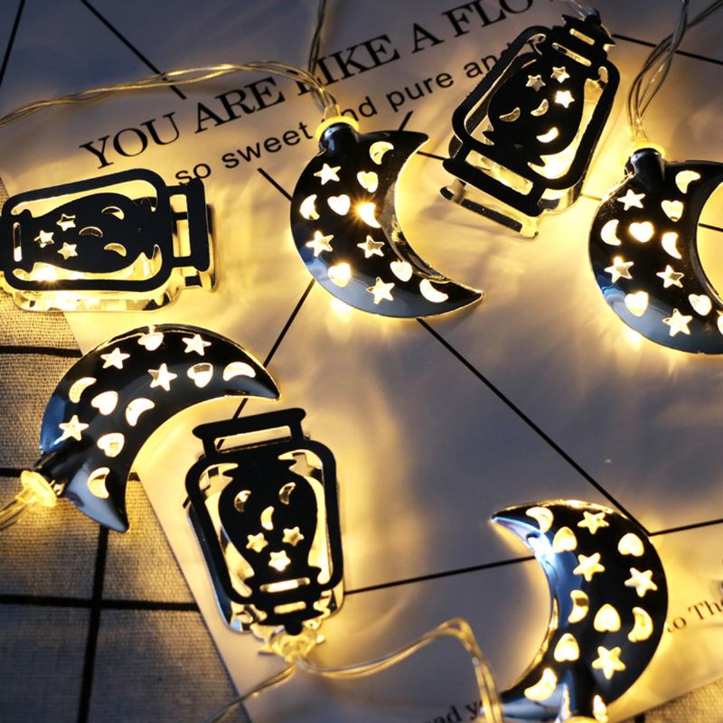 Eid Ramadan Mubarak Led Fairy String Lights Μουσουλμανικό Ισλαμικό Κόμμα Δώρο Διακόσμησης