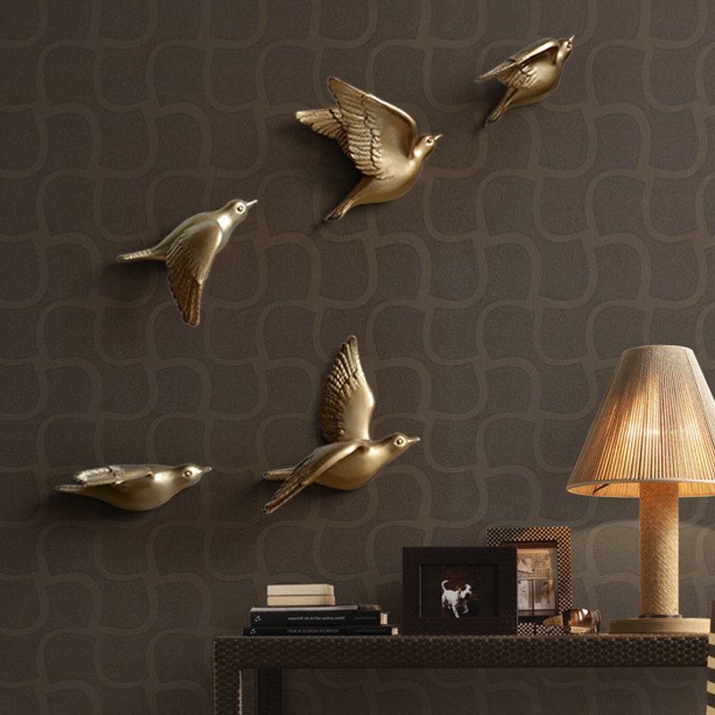 European 3d Stereo Wall Resin Bird Στολίδι Έπιπλα Σπιτιού Χειροτεχνία Διακόσμηση