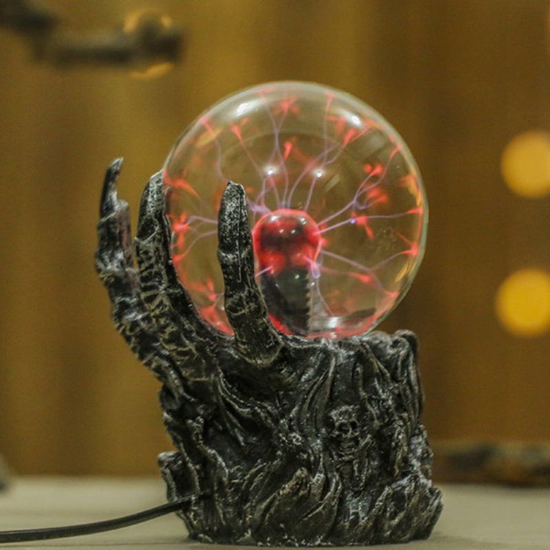 Halloween Skull Magic Ball Funny Night Light Δημιουργική Ηλεκτροστατική Λάμπα Επαγωγής Διακόσμηση Σπιτιού