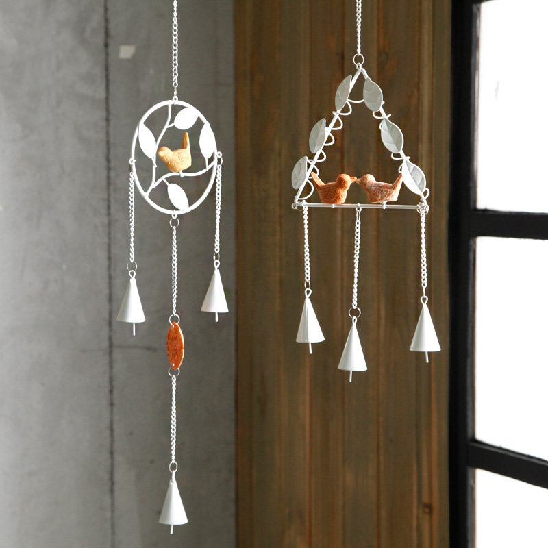 Honana Dx-203 Creative Bird Handmade Metal Bells Campanula Διακοσμητικά Σπιτιού Σιδερένιο Μενταγιόν