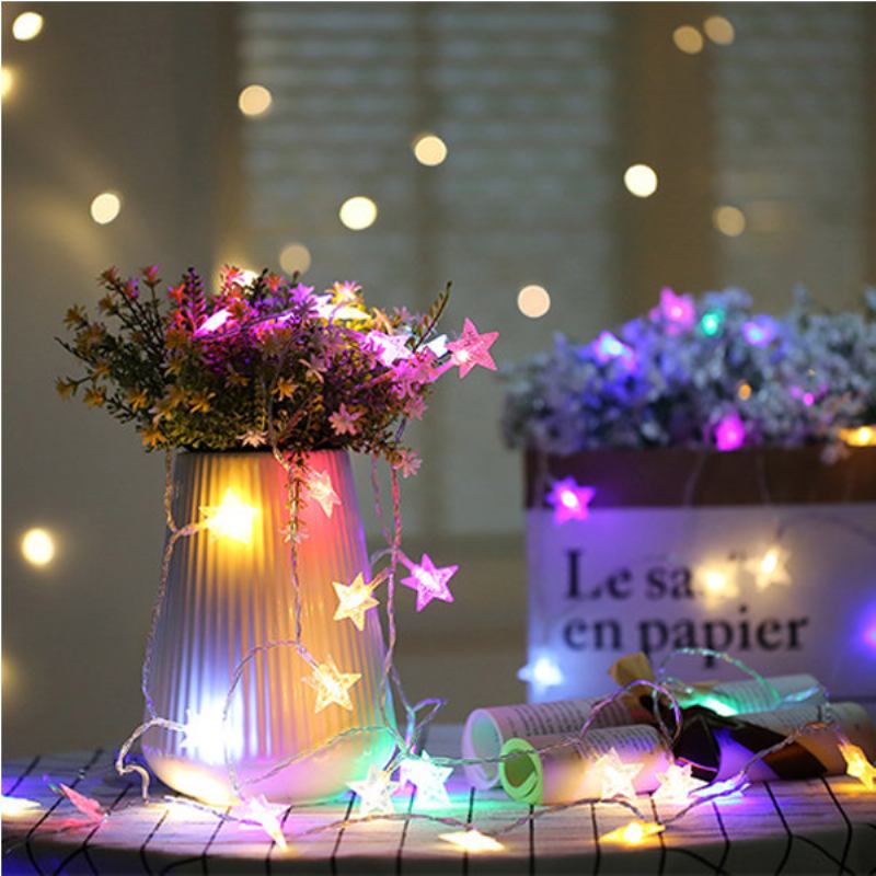 Kcasa Dsl-6 Gardening 5m 40led String Light Σχήμα Star Holiday Garden Party Διακόσμηση Γάμου