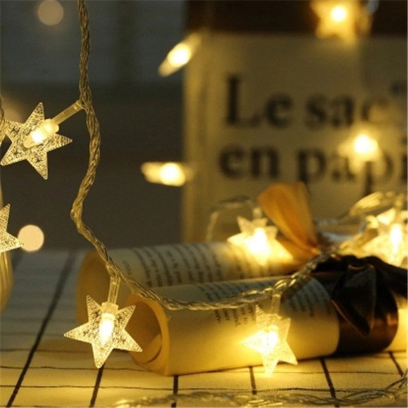 Kcasa Dsl-6 Gardening 5m 40led String Light Σχήμα Star Holiday Garden Party Διακόσμηση Γάμου