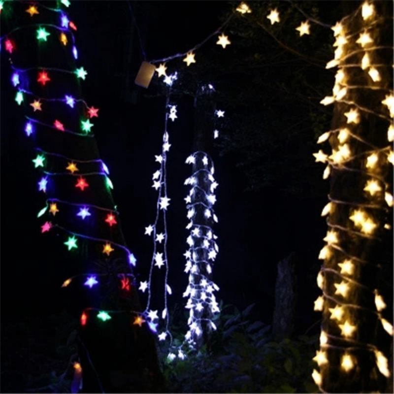 Kcasa Dsl-6 Gardening 5m 40led String Light Σχήμα Star Holiday Garden Party Διακόσμηση Γάμου