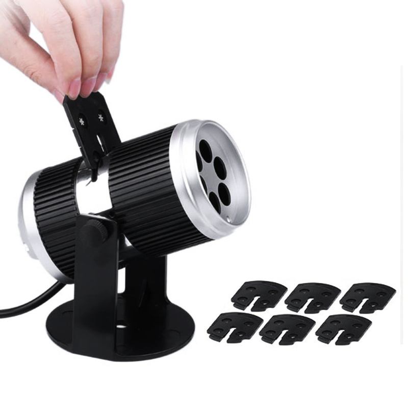 Λάμπα Προβολής Ταινίας Led Halloween Projector Με 6 Κάρτες