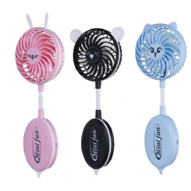 Loskii Lf-092 Mini Usb Handheld Standy Fan Summer Cooling Protable Travel Outdoor Fan