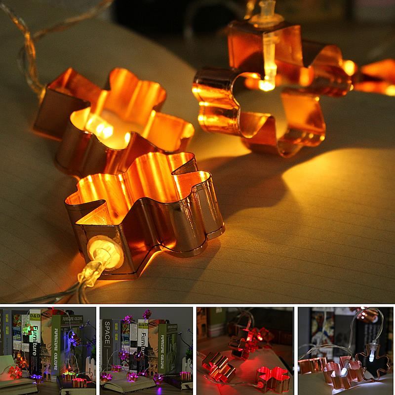 Μπαταρία 1.8m Led Iron Flower Fairy String Light Διακοσμητικό Γιορτινό Πάρτι Γάμου