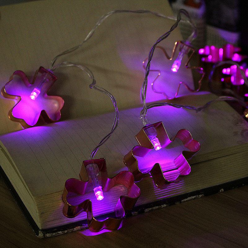 Μπαταρία 1.8m Led Iron Flower Fairy String Light Διακοσμητικό Γιορτινό Πάρτι Γάμου