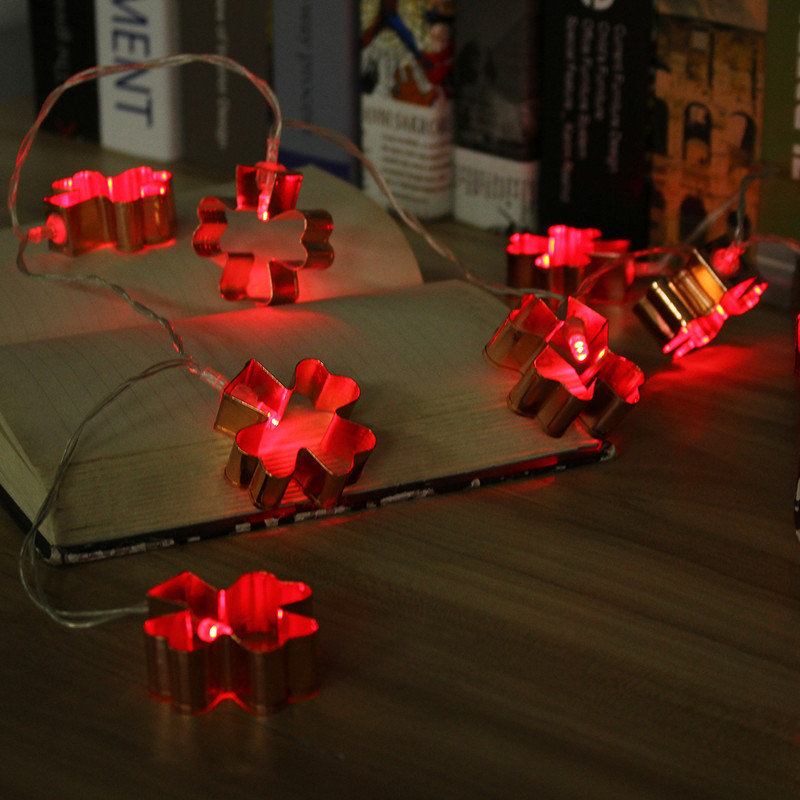 Μπαταρία 1.8m Led Iron Flower Fairy String Light Διακοσμητικό Γιορτινό Πάρτι Γάμου