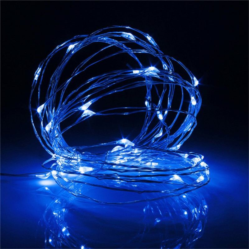 Μπαταρία 5m 50led Αδιάβροχο Fairy String Light Χριστουγεννιάτικο Τηλεχειριστήριο Διακόσμηση Σπιτιού