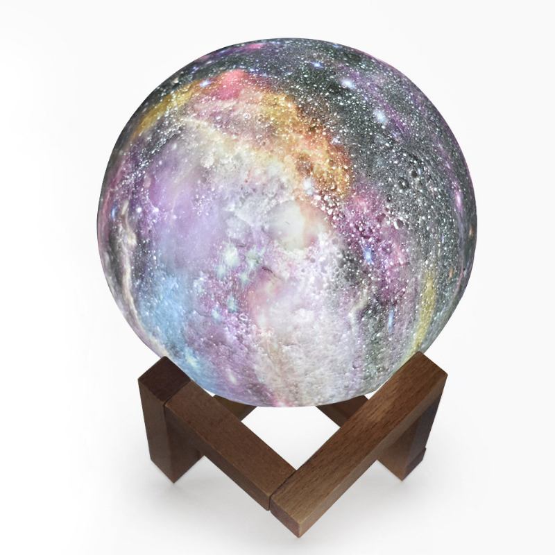 Νέο 3d Εκτύπωση Moon Lamp Space Led Night Light Τηλεχειριστήριο Usb Charge Δώρο Αγίου Βαλεντίνου