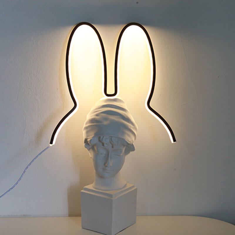 Παιδική Διακόσμηση Ins Nordic Style Creative Led Lamp Rabbit Night Light