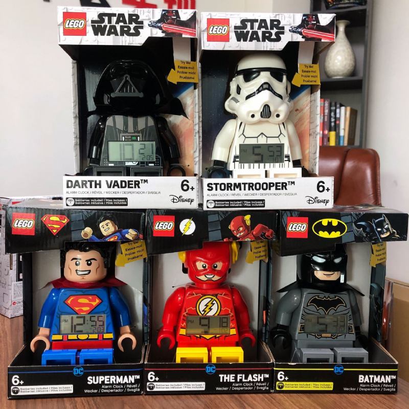 Παιδικό Ξυπνητήρι 22cm Κινητό Μοντέλο Darth Vader Storm Trooper Batman Superman