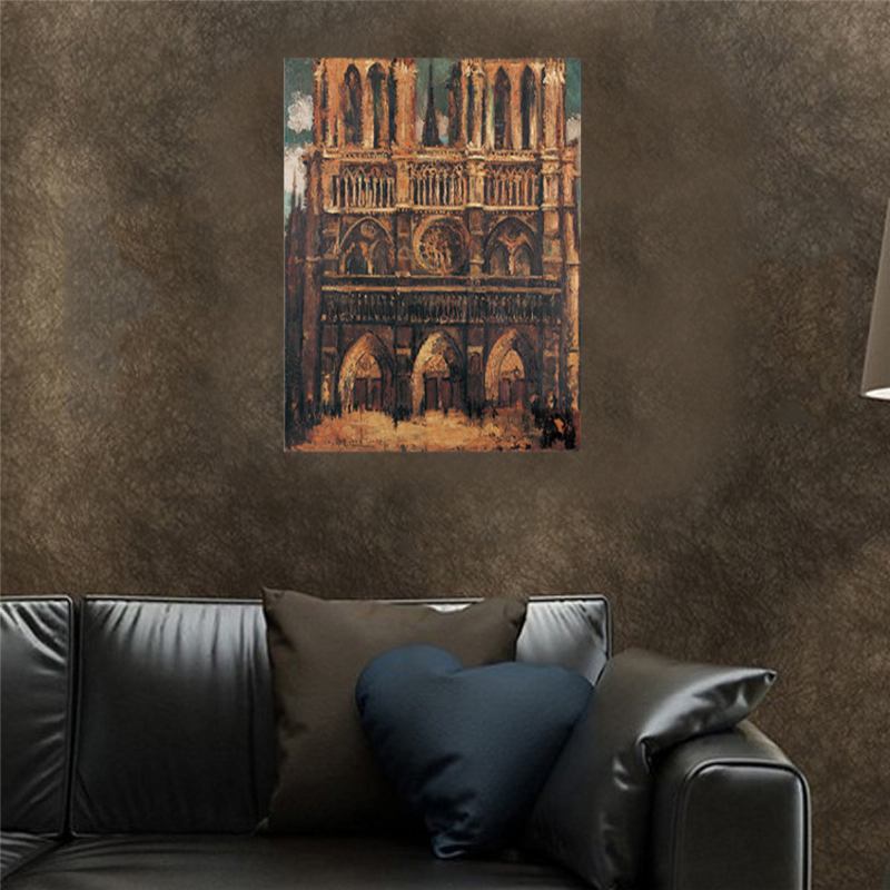 Paris Architecture Decorative Painting Core Canvas Anging Για Διακόσμηση Σπιτιού Σαλονιού