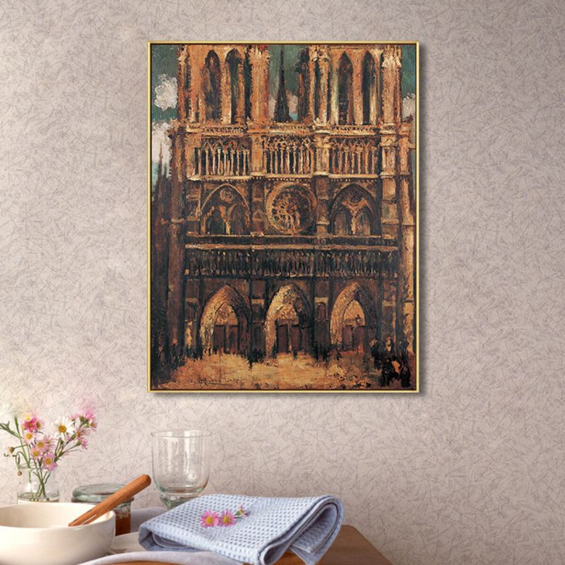 Paris Architecture Decorative Painting Core Canvas Anging Για Διακόσμηση Σπιτιού Σαλονιού