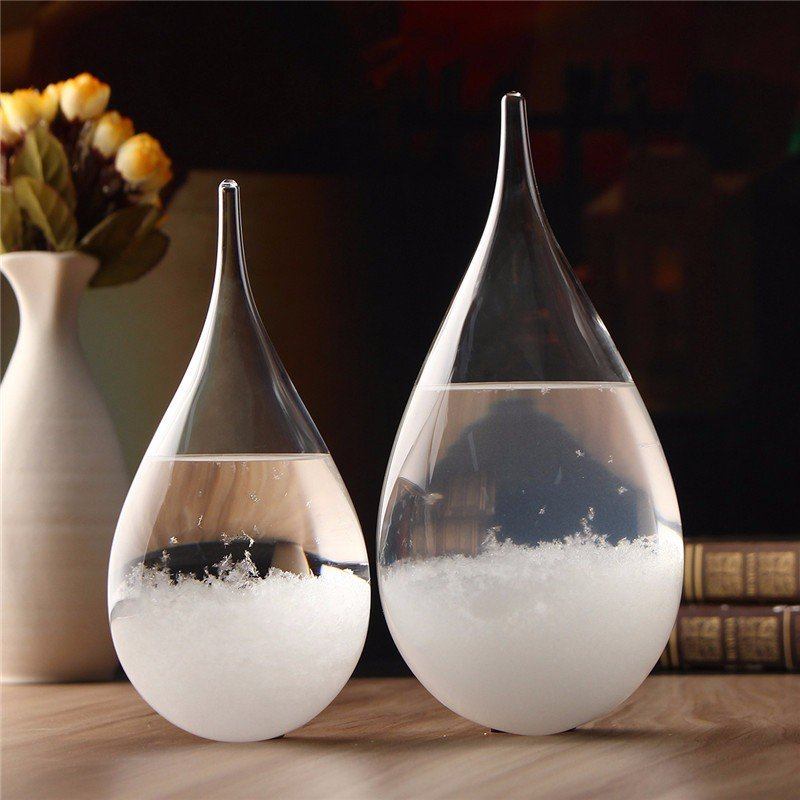 Πρόγνωση Καιρού Crystal Drops Water Shape Storm Glass Διακόσμηση Σπιτιού Χριστουγεννιάτικο Δώρο